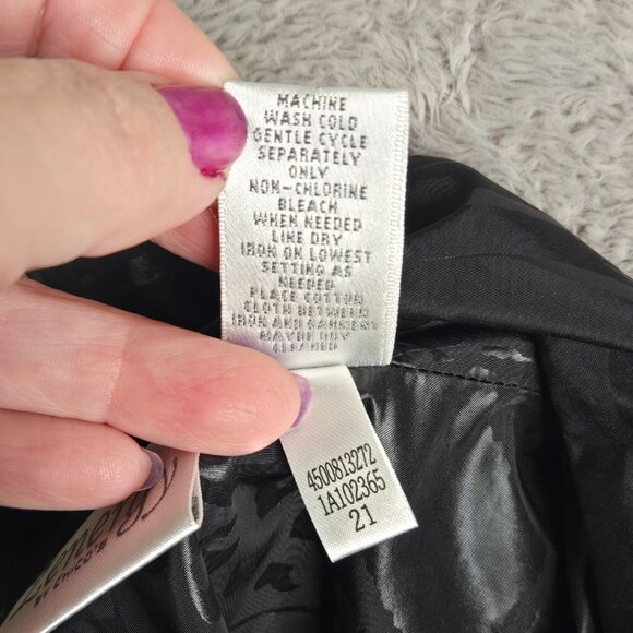 Zenergy By Chico's Full Zip Women's 3 XL Animal Print Short Sleeve Jacket Top - Picture 6 of 7